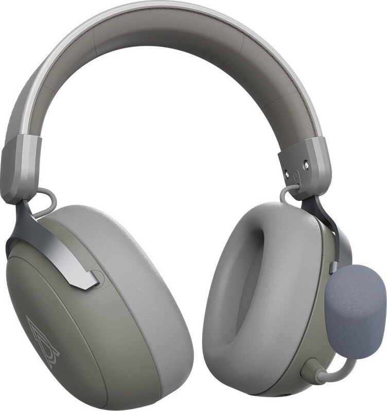 Bluetooth-гарнітура Ajazz AHM08 MAX 3-Mode Grey (AHM08-MAX-GW)
