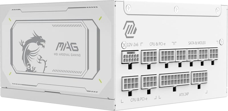 Блок живлення MSI MAG A1000GL PCIE5 White 1000W