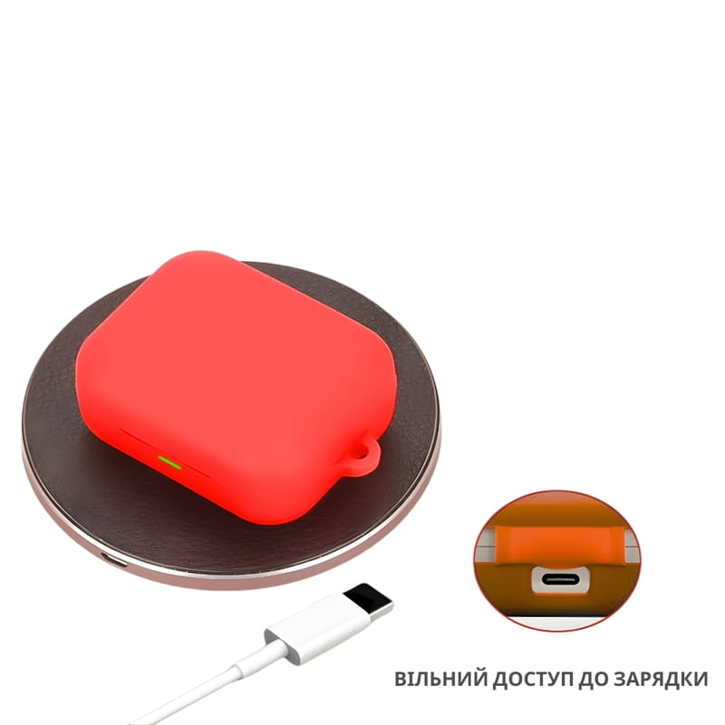 Чохол BeCover Silicon для Realme Buds Air 7 Pro Red (714816)