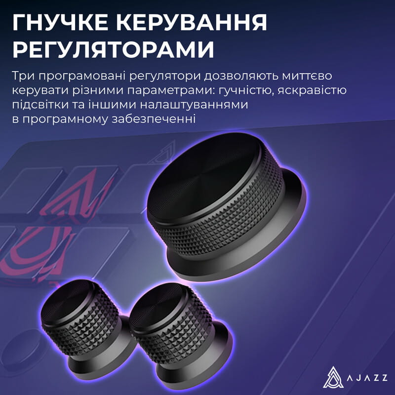 Контролер для стримінгу Ajazz AKP03E USB Black