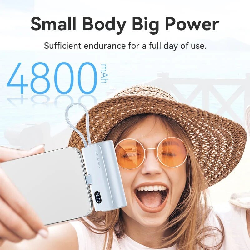 Универсальная мобильная батарея Vention 4800mAh 22.5W Black (FHRB0)