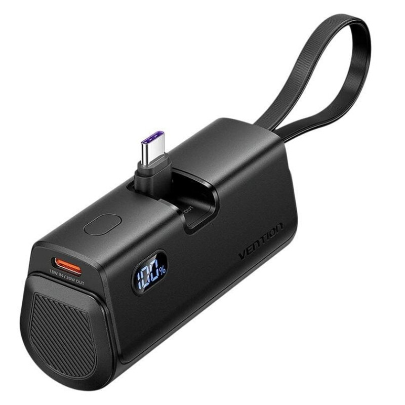 Универсальная мобильная батарея Vention 4800mAh 22.5W Black (FHQB0)