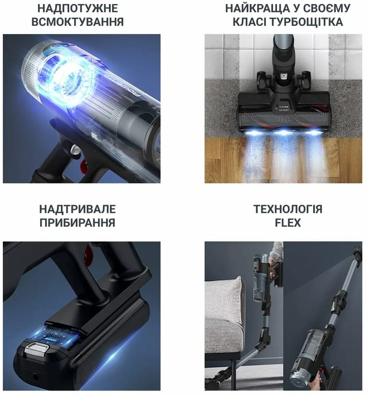 Аккумуляторный пылесос Rowenta X-Force Flex 16.60 Animal RH9C71E0