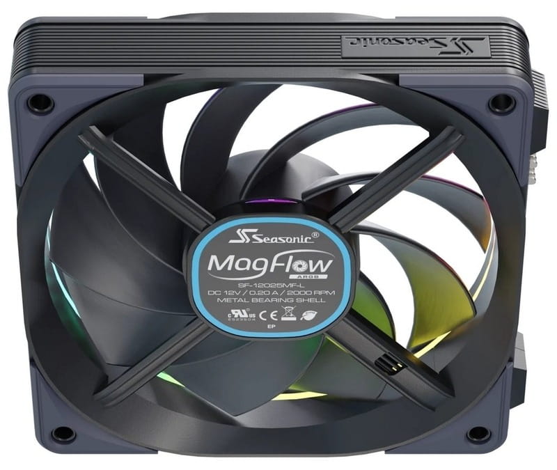 Вентилятор Seasonic MagFlow-ARGB-3 Black