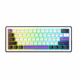 Клавиатура беспроводная Hator Hellyberry HK60 Wireless White/Violet