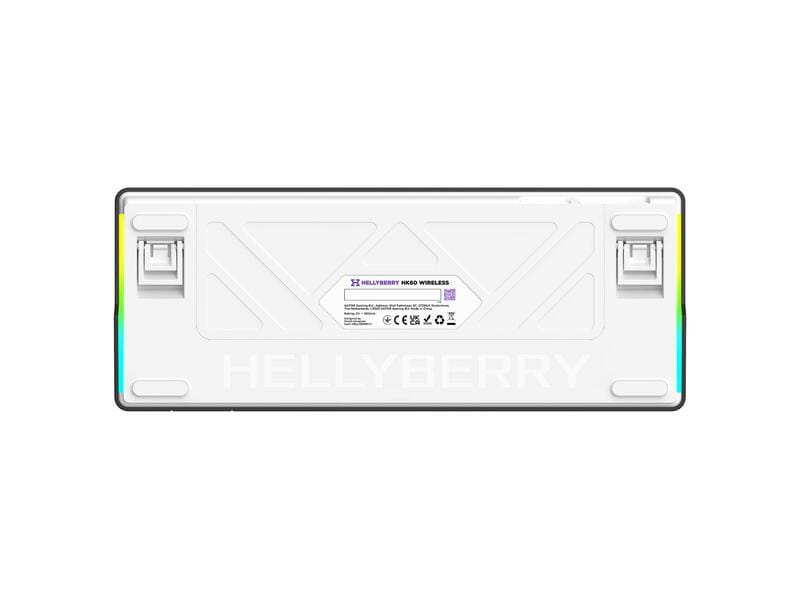 Клавіатура бездротова Hator Hellyberry HK60 Wireless White/Violet