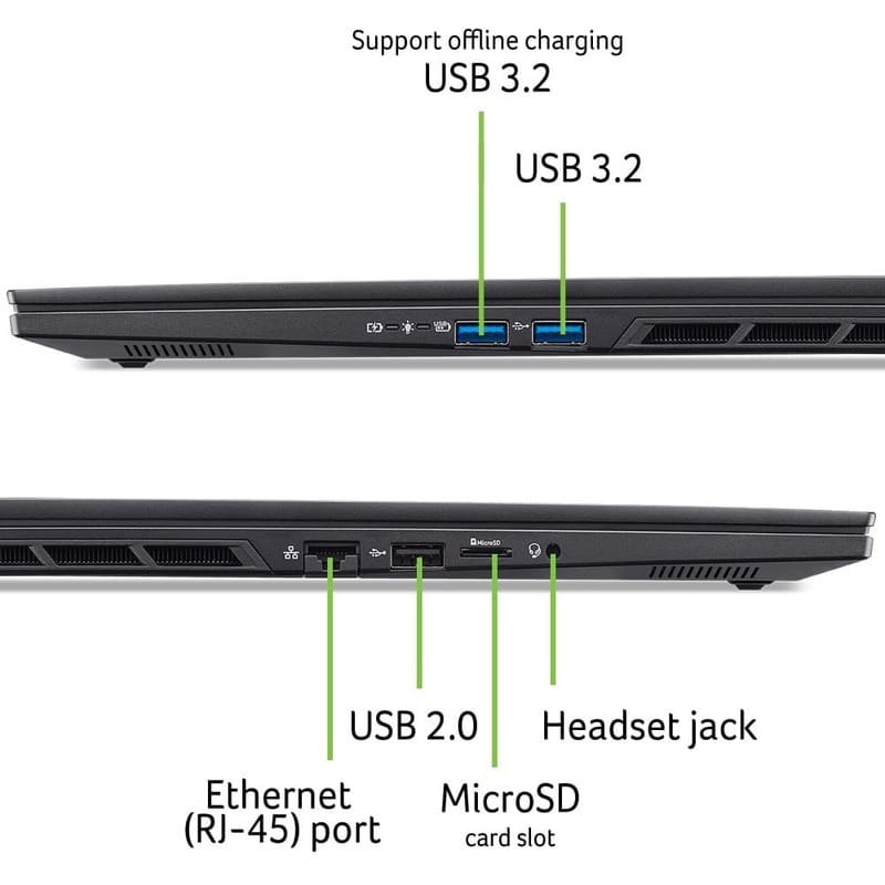Ноутбук Acer Nitro 16S AI AN16S-61-R1WP (NH.QXVEU.002) Black