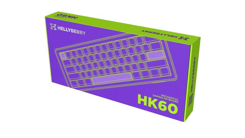 Клавиатура Hator Hellyberry HK60 White/Violet