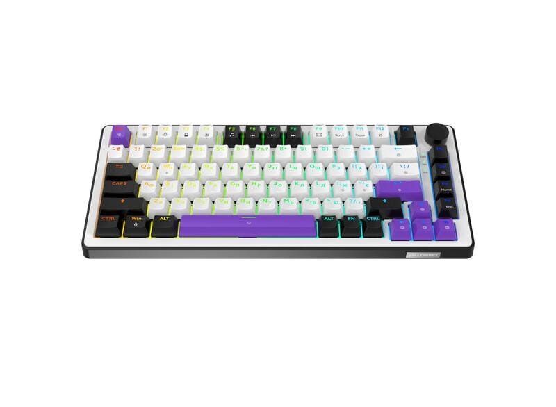 Клавіатура Hator Hellyberry HK75 White/Violet