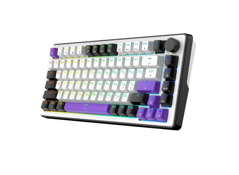 Клавіатура Hator Hellyberry HK75 White/Violet