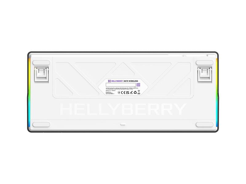 Клавіатура бездротова Hator Hellyberry HK75 Wireless White/Violet