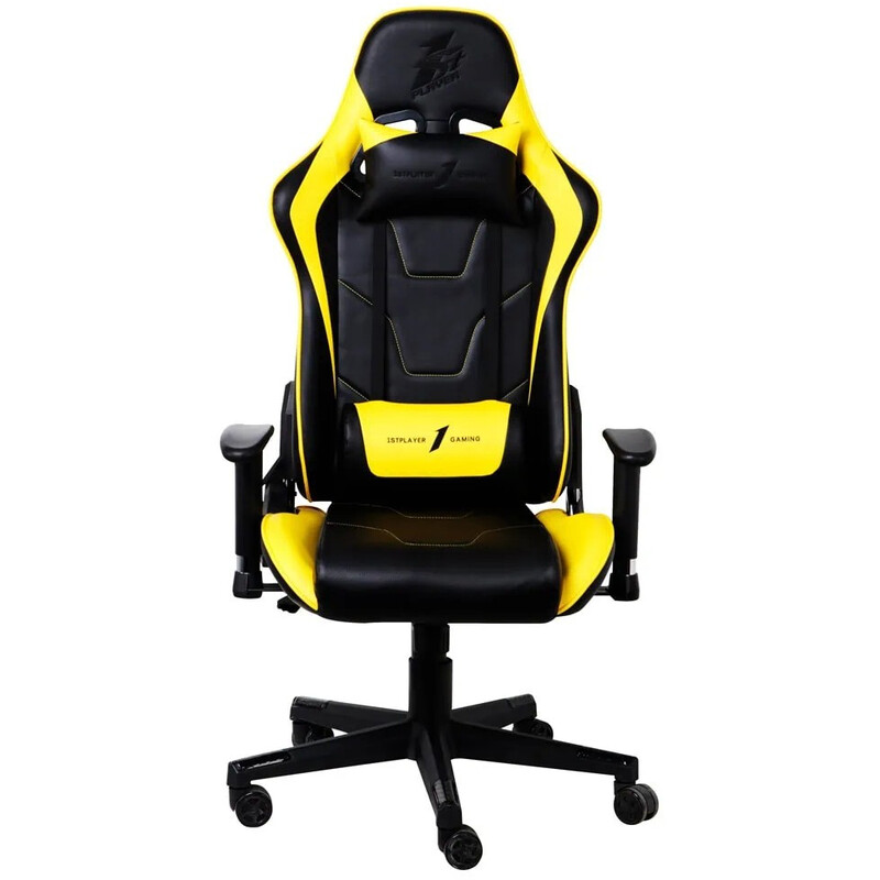Кресло для геймеров 1stPlayer FK2 Black/Yellow