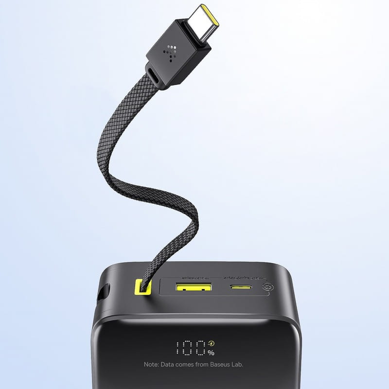 Универсальная мобильная батарея Baseus EnerFill FC51 Bipow 2 Pro 30000mAh 22.5W Black (E0028100)