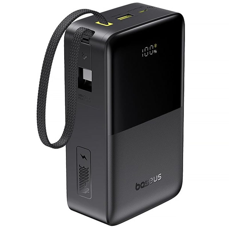 Универсальная мобильная батарея Baseus EnerFill FC51 Bipow 2 Pro 30000mAh 22.5W Black (E0028100)