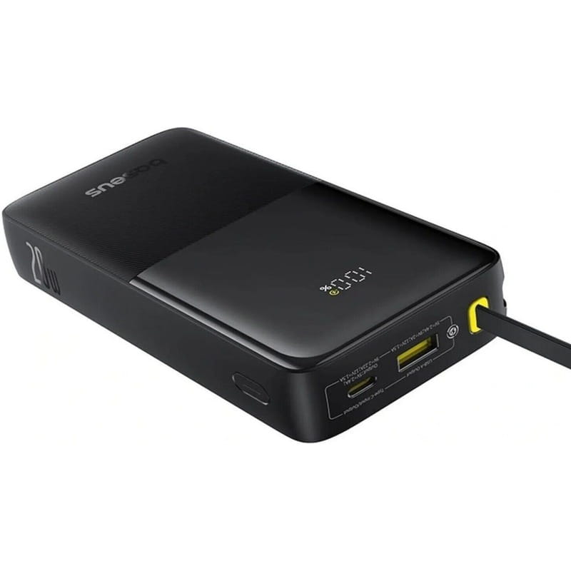 Універсальна мобільна батарея Baseus Bipow 2 Digital Display 20000mAh 20W Black (P10077101113-01)