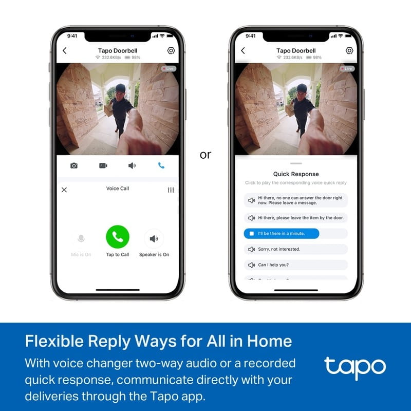 Відеодзвінок TP-Link Tapo D235