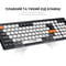 Фото - Клавіатура бездротова OfficePro SK985BO Bluetooth Black/White | click.ua