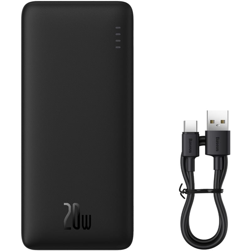 Універсальна мобільна батарея Baseus Airpow 30000mAh 20W Black (PPQD090101)