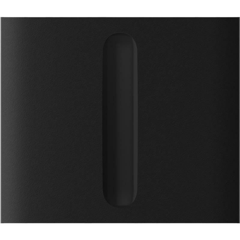 Кнопка центральна для одноклавішного вертикального вимикача димера Ajax CenterButton Dimmer Vertical 1-gang 2-way Black