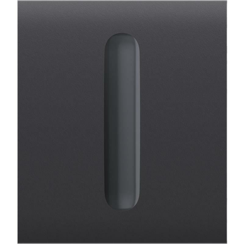 Кнопка центральна для одноклавішного вимикача димера Ajax CenterButton Dimmer 1-gang 2-way Graphite