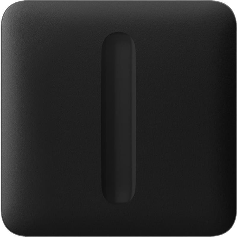 Кнопка для одноклавишного выключателя димера Ajax SoloButton Dimmer (1-gang/2-way) Black