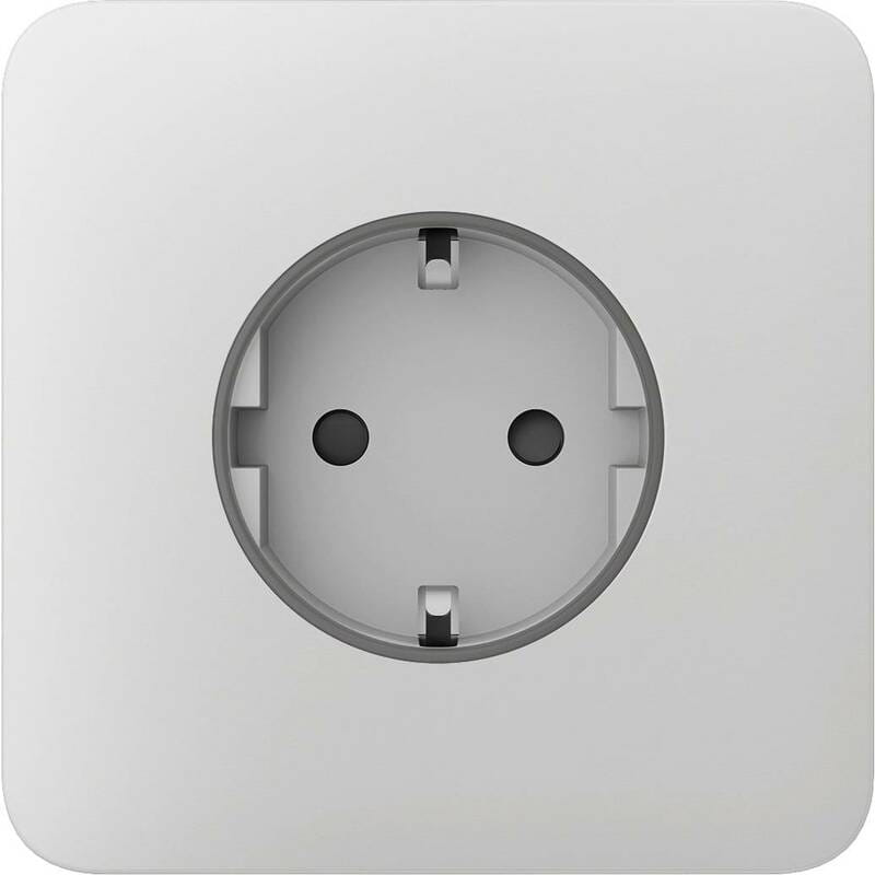 Передня панель для вбудованої розетки Ajax SoloCover for Outlet Basic White