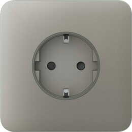 Передня панель для вбудованої розетки Ajax SoloCover for Outlet Basic Olive