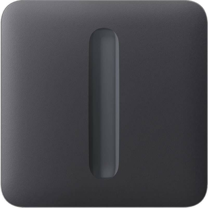 Кнопка для одноклавишного выключателя димера Ajax SoloButton Dimmer 1-gang 2-way for LightSwitch, Jeweler Graphite