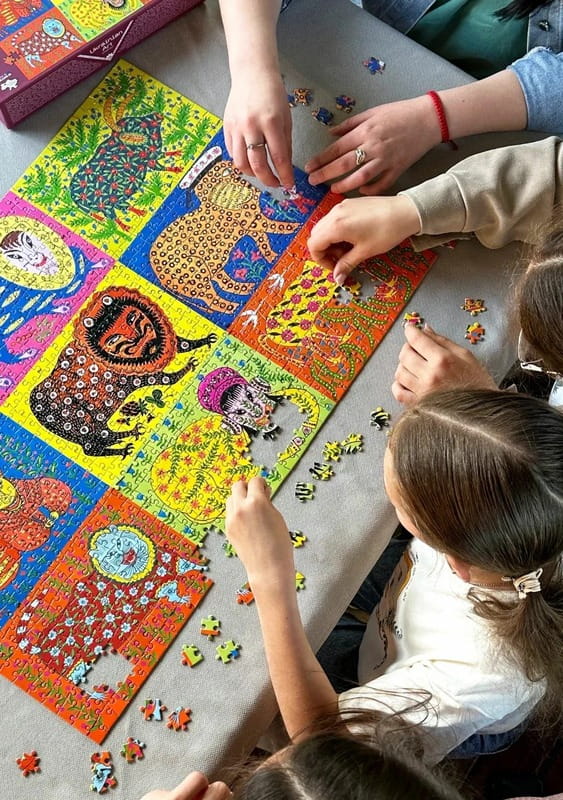 Пазл UkrainianPuzzles Звірі Примаченко