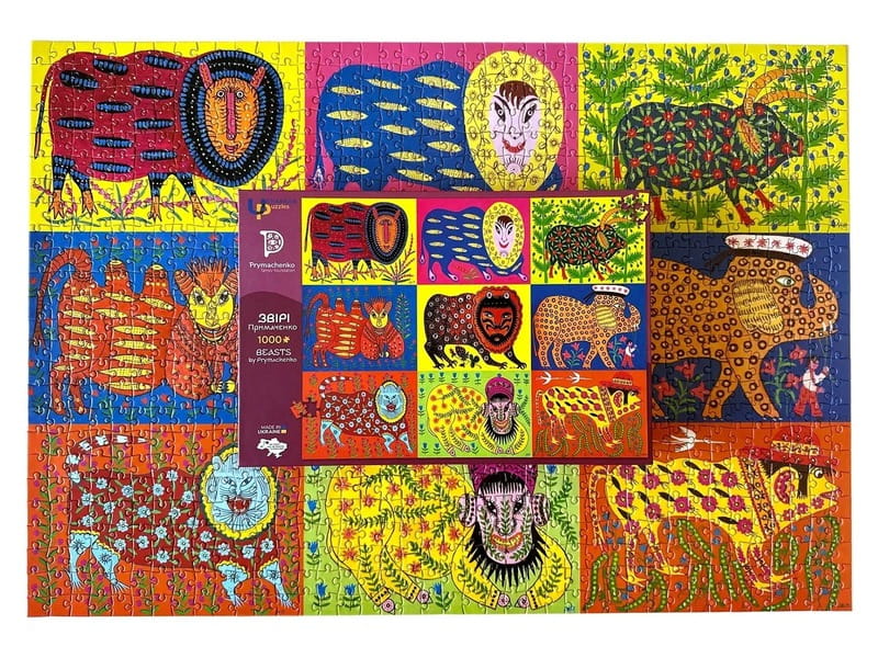 Пазл UkrainianPuzzles Звірі Примаченко
