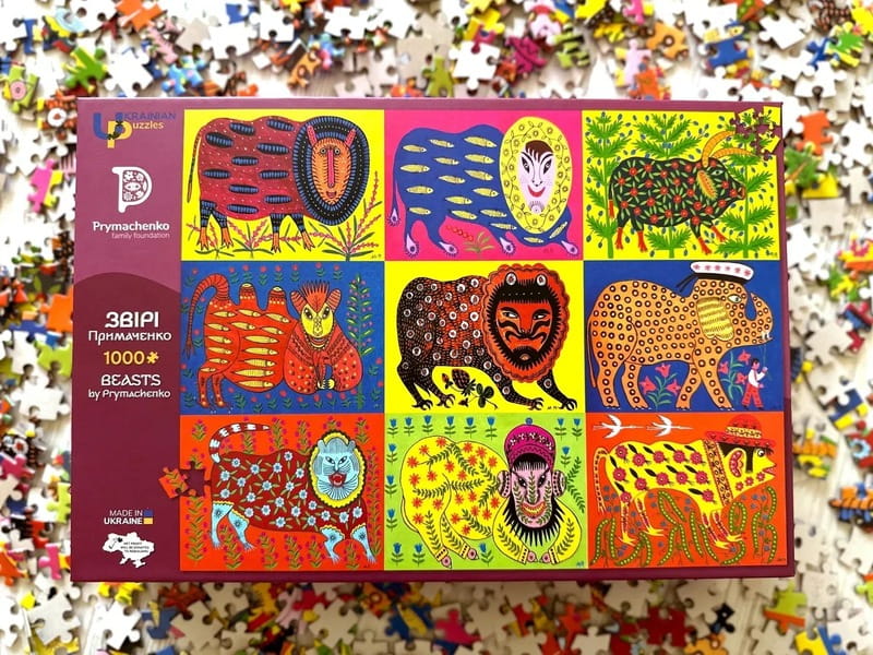 Пазл UkrainianPuzzles Звірі Примаченко