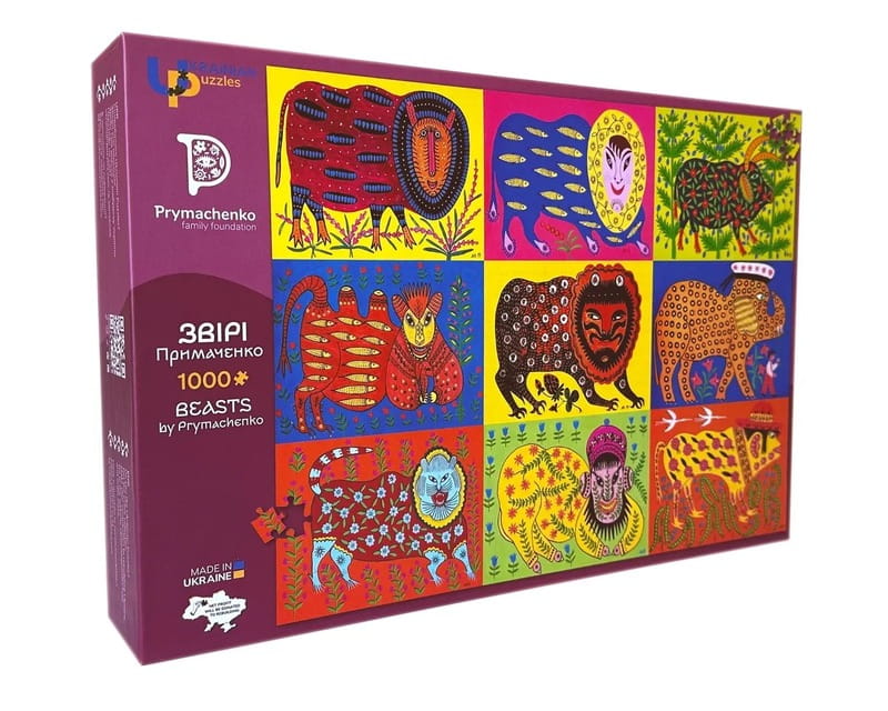 Пазл UkrainianPuzzles Звірі Примаченко