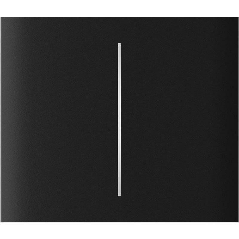 Кнопка центральная для двухклавишного вертикального выключателя Ajax CenterButton Vertical 2-gang for LightSwitch, Jeweler Black