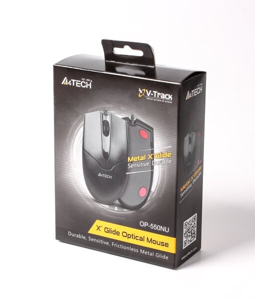 Мышь A4Tech OP-550NU Black USB V-Track