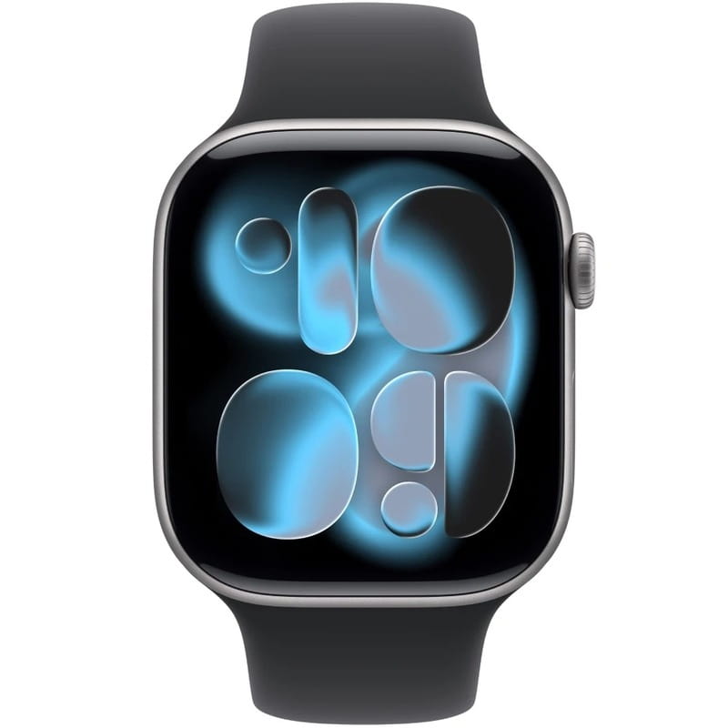 Смарт-годинник Apple Watch Series 11 GPS 46mm Space Grey Aluminium Case with Black Sport Band - M/L (MEV44RK/A)