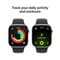 Фото - Смарт-годинник Apple Watch Series 11 GPS 46mm Space Grey Aluminium Case with Black Sport Band - M/L (MEV44RK/A) | click.ua