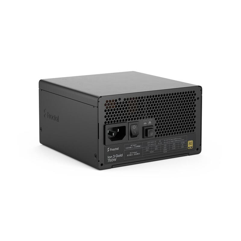 Блок живлення Fractal Design Ion 3 Gold 750W Black (FD-P-IA3G-750-EU)