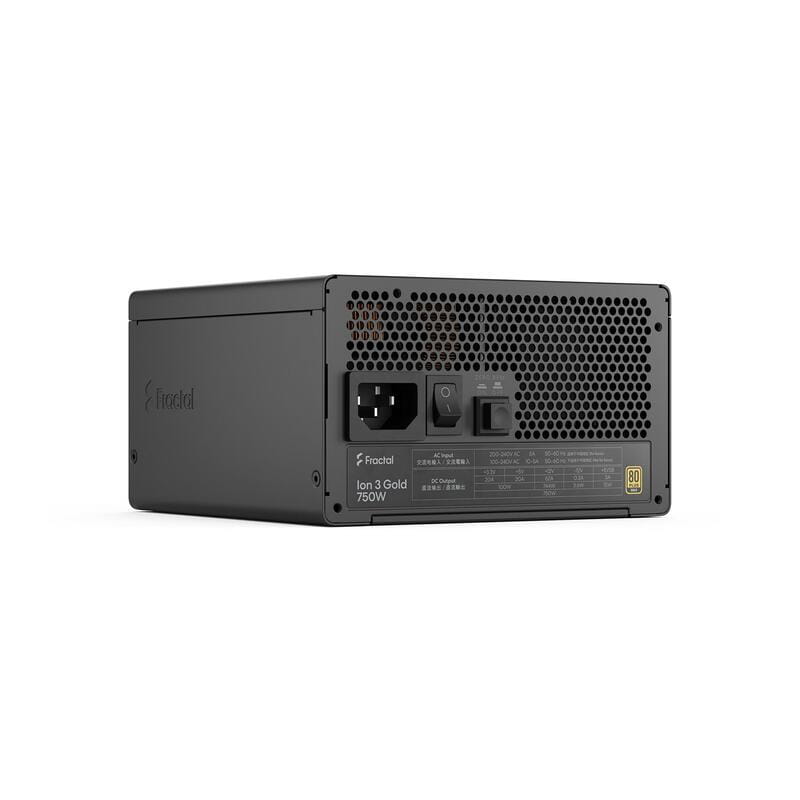 Блок живлення Fractal Design Ion 3 Gold 750W Black (FD-P-IA3G-750-EU)