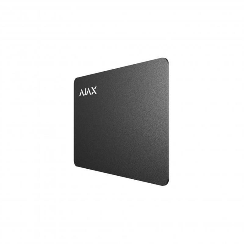 Безконтактна картка Ajax Pass Black для клавіатури KeyPad Plus