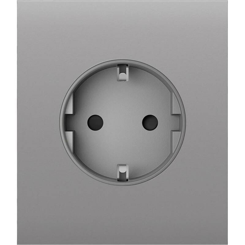 Центральна панель для вбудованої розетки Ajax CenterCover for Outlet Basic Fog
