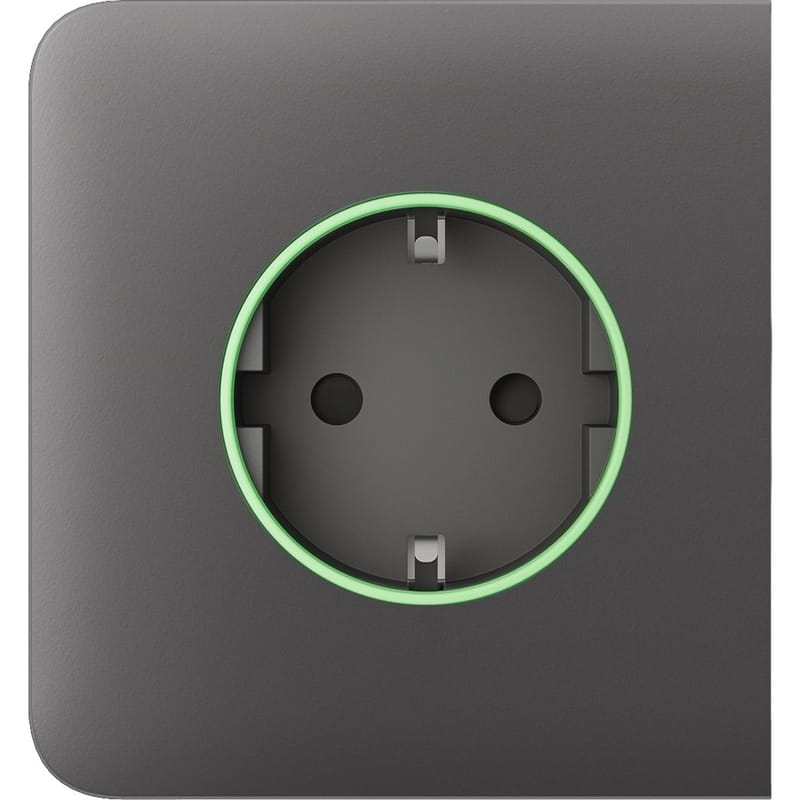 Бічна панель для вбудованої розетки Ajax SideCover for Outlet Smart Jeweler Grey