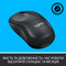 Фото - Миша бездротова Logitech M220 Silent Charcoal (910-004878) | click.ua