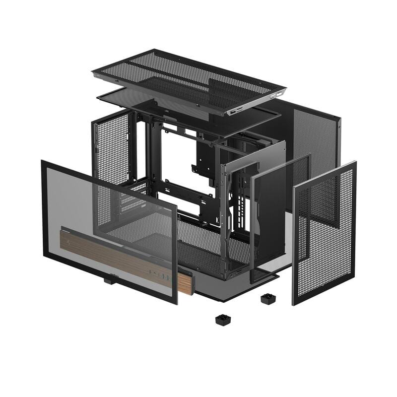 Корпус DeepCool CH260 Wood Black (R-CH260-BKNWM0-G-1)