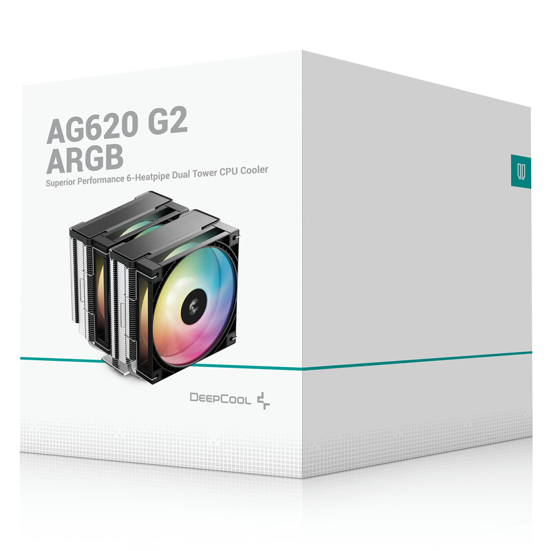 Кулер процесорний DeepCool AG620 G2 ARGB (R-AG620-BKAMMG2-G)