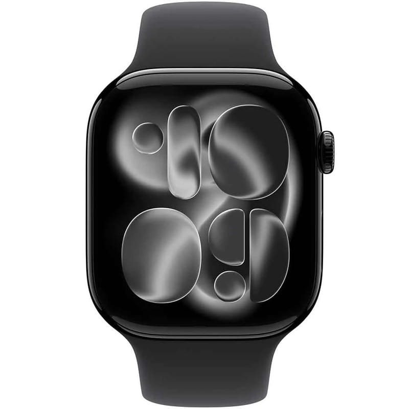 Смарт-часы Apple Watch Series 11 GPS 46mm Jet Black Aluminium Case with Black Sport Band - S/M (MEUW4RK/A)