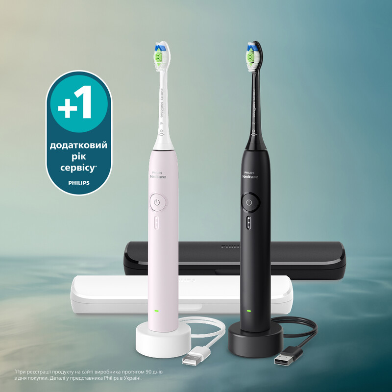 Зубная электрощетка Philips Sonicare 3100 HX4072/42 2шт