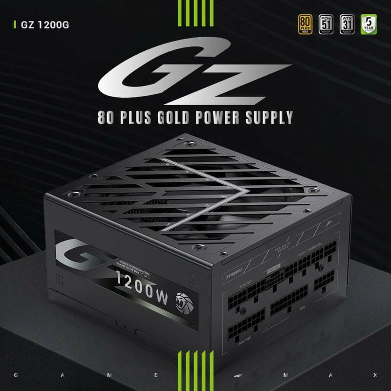Блок живлення GameMax GZ 1200G Black 1200W