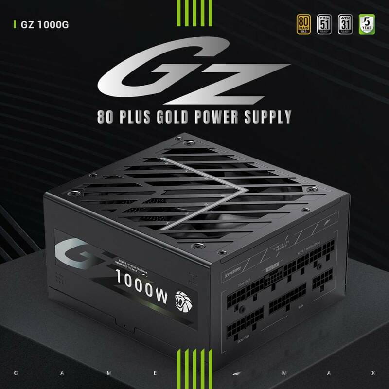 Блок питания GameMax GZ 1000G Black 1000W