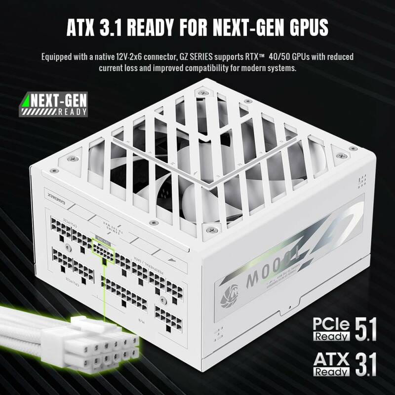 Блок питания GameMax GZ 1000G White 1000W