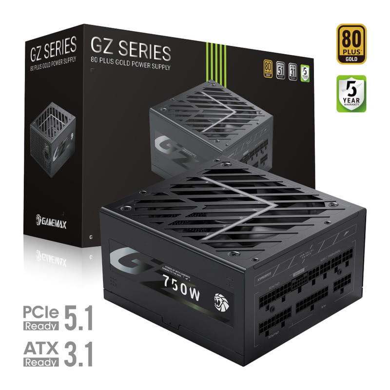 Блок живлення GameMax GZ 750G Black 750W